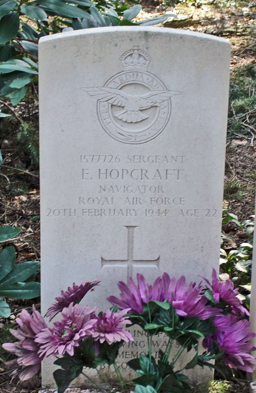 Sgt Ernest Hopcraft<br /><br /><br />died on active duty - February 20th, 1944